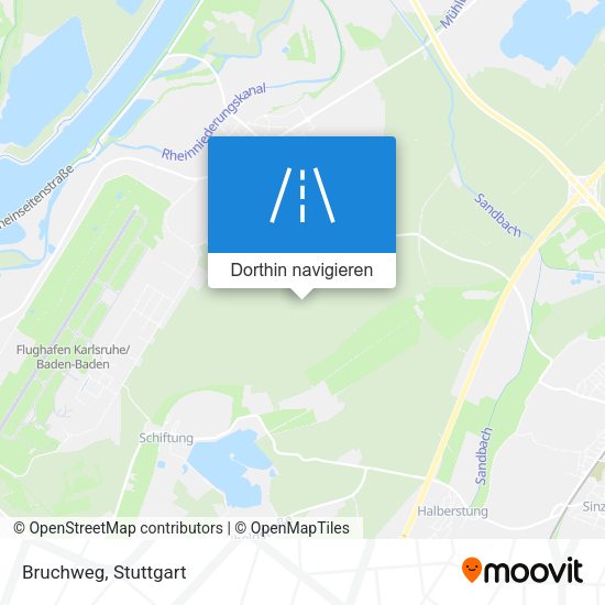 Bruchweg Karte