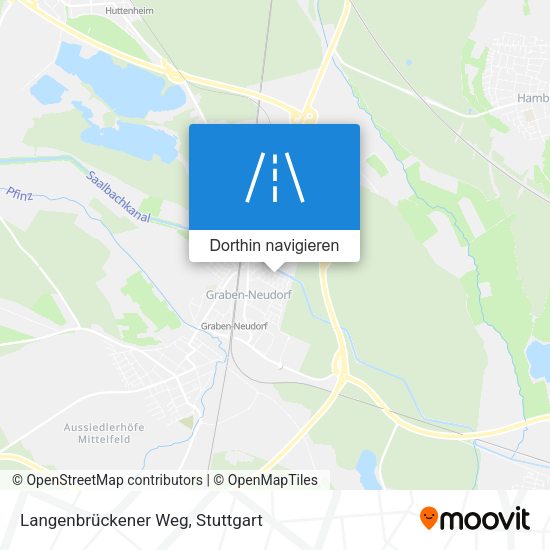 Langenbrückener Weg Karte