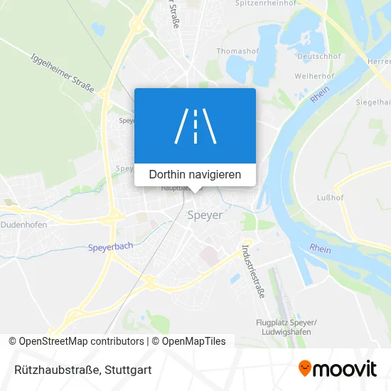 Rützhaubstraße Karte