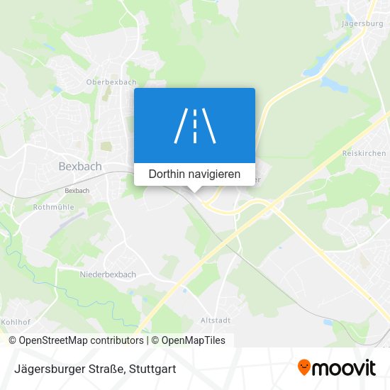 Jägersburger Straße Karte