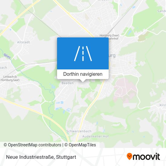 Neue Industriestraße Karte