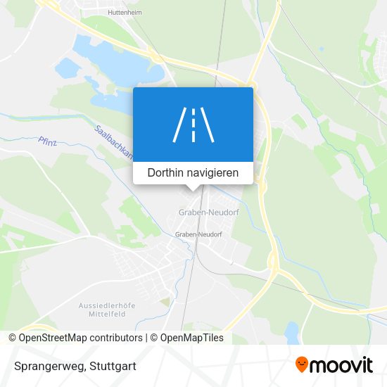 Sprangerweg Karte