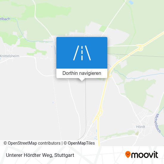 Unterer Hördter Weg Karte