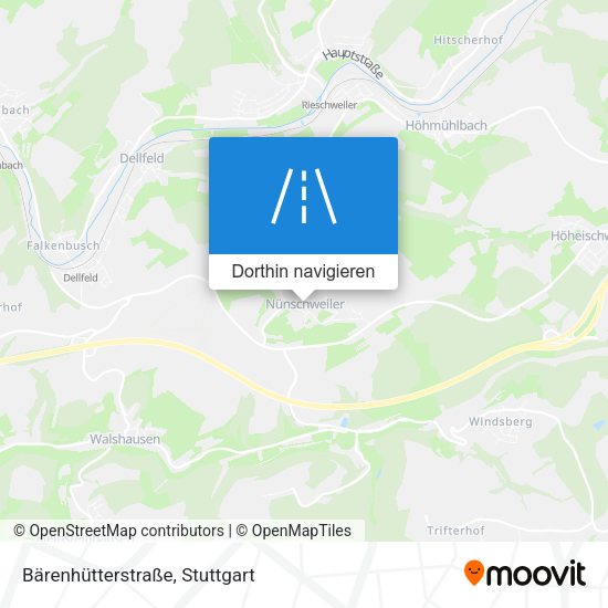 Bärenhütterstraße Karte