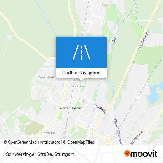 Schwetzinger Straße Karte
