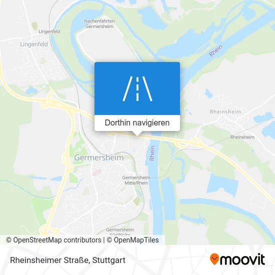 Rheinsheimer Straße Karte