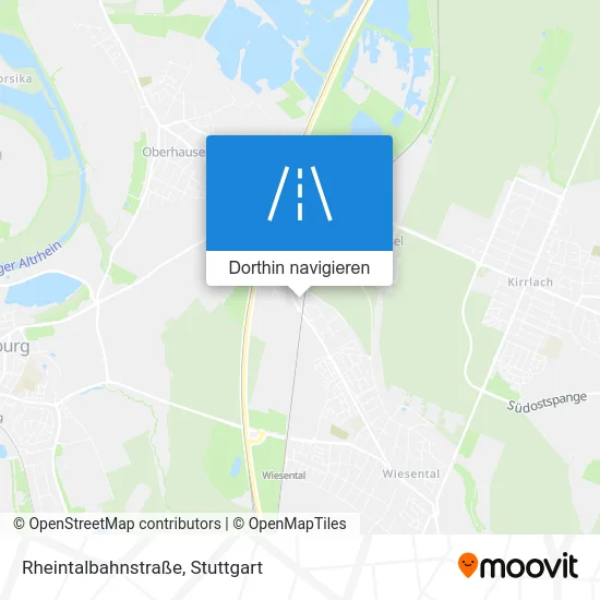 Rheintalbahnstraße Karte