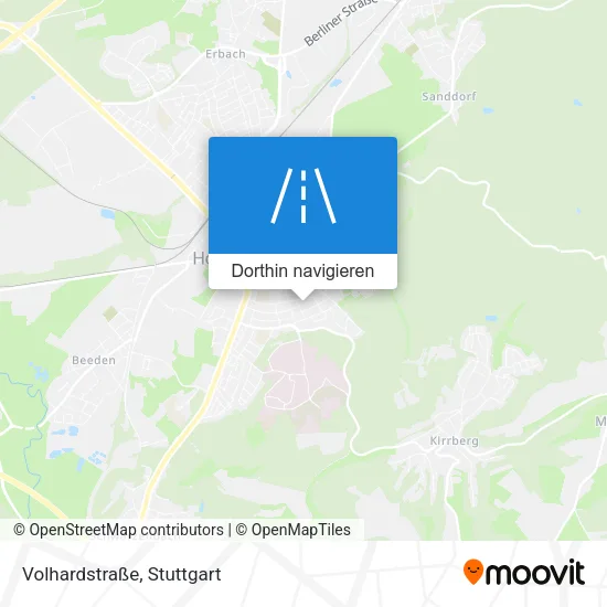 Volhardstraße Karte