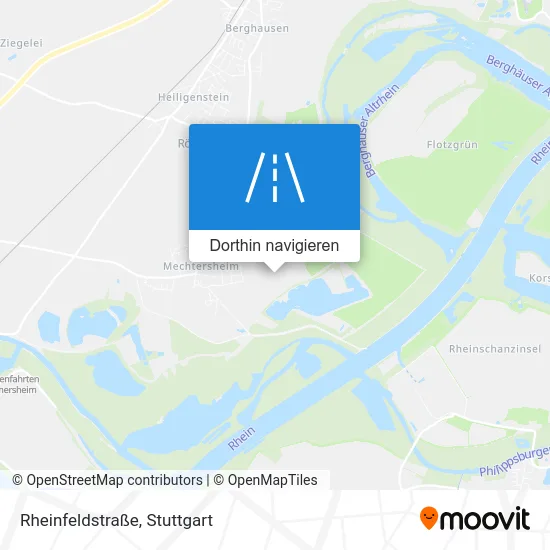 Rheinfeldstraße Karte