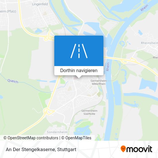 An Der Stengelkaserne Karte
