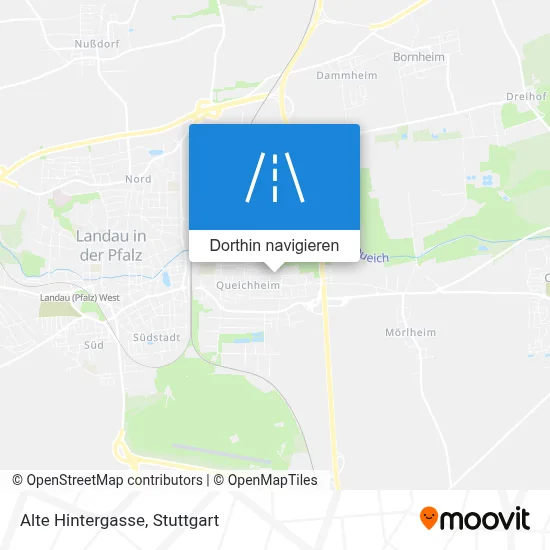 Alte Hintergasse Karte