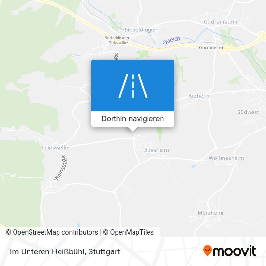 Im Unteren Heißbühl Karte