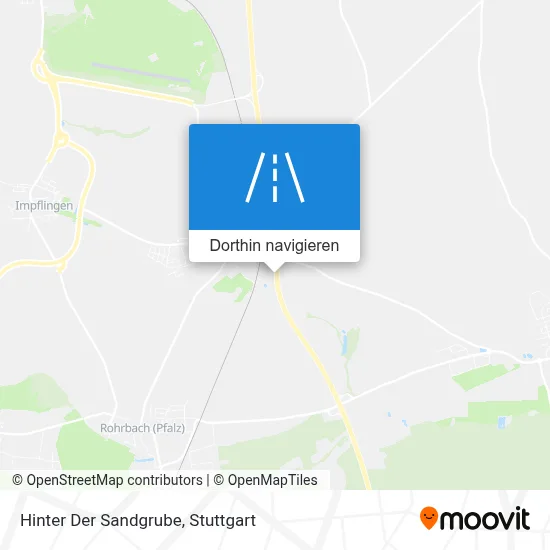 Hinter Der Sandgrube Karte