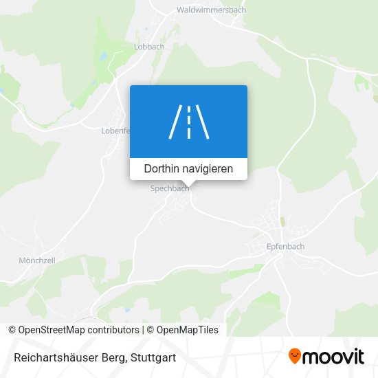 Reichartshäuser Berg Karte