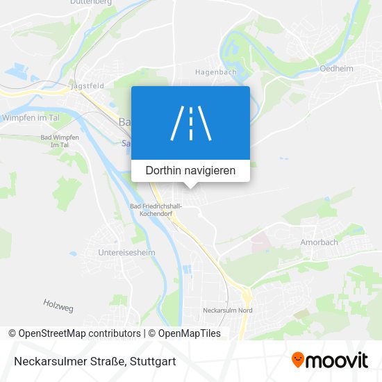 Neckarsulmer Straße Karte