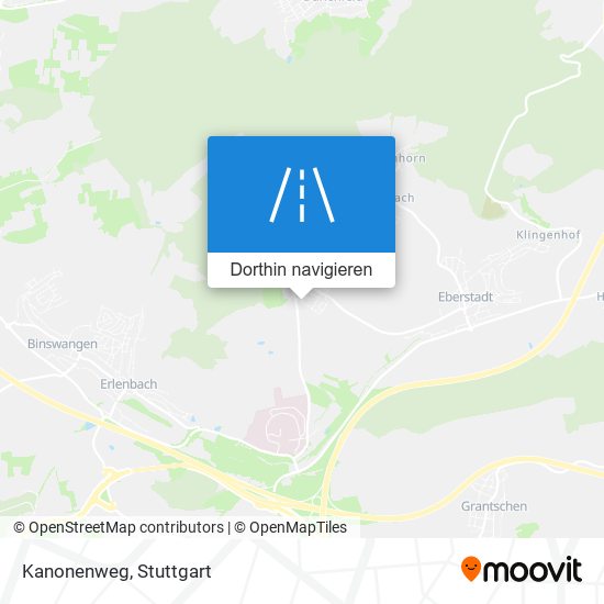 Kanonenweg Karte