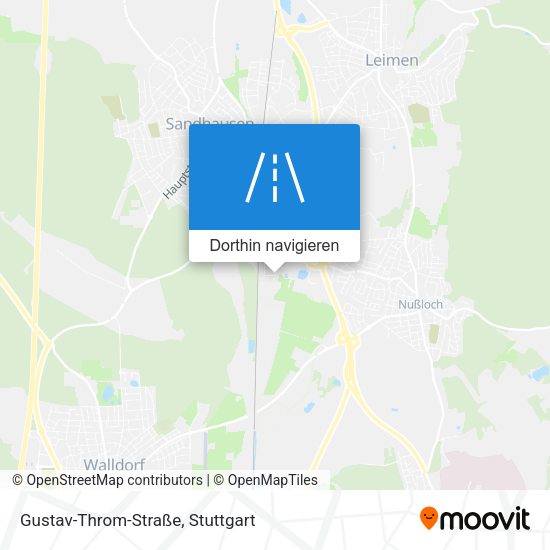 Gustav-Throm-Straße Karte