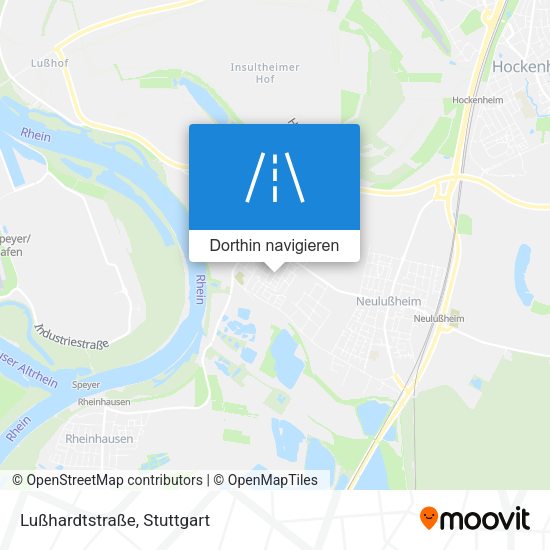 Lußhardtstraße Karte