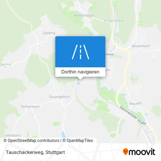 Tauschackerweg Karte