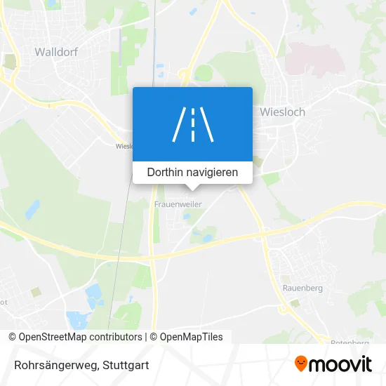 Rohrsängerweg Karte