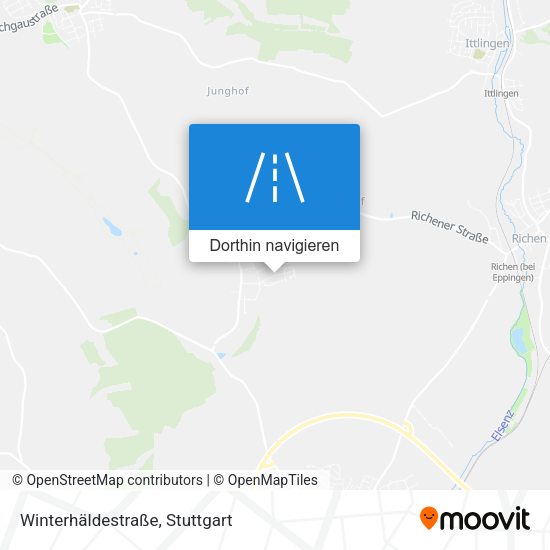 Winterhäldestraße Karte
