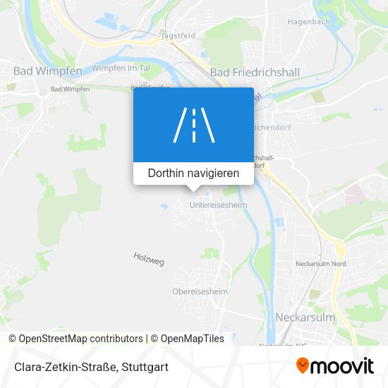 Clara-Zetkin-Straße Karte