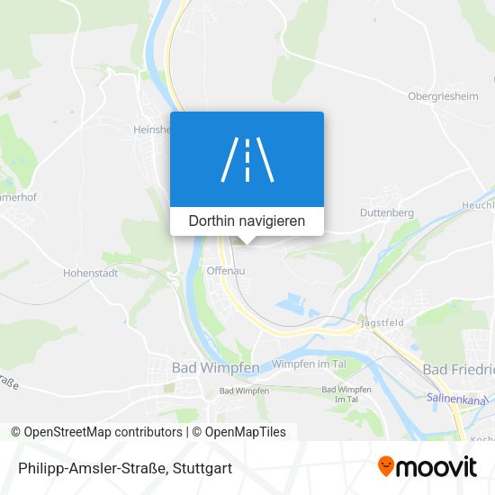 Philipp-Amsler-Straße Karte