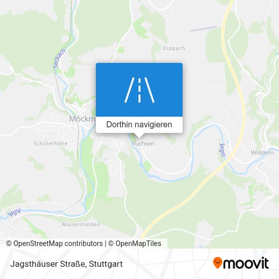 Jagsthäuser Straße Karte