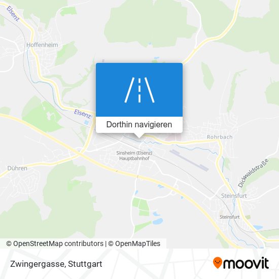 Zwingergasse Karte