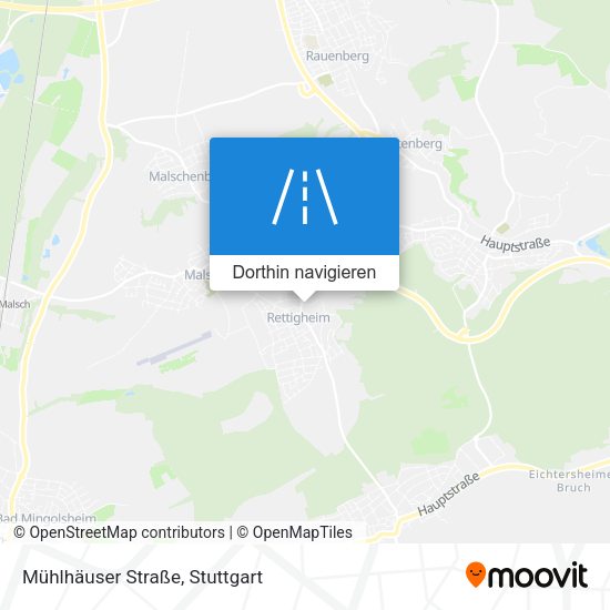 Mühlhäuser Straße Karte