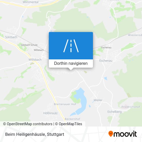Beim Heiligenhäusle Karte