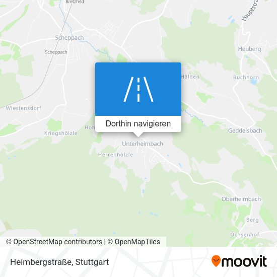 Heimbergstraße Karte