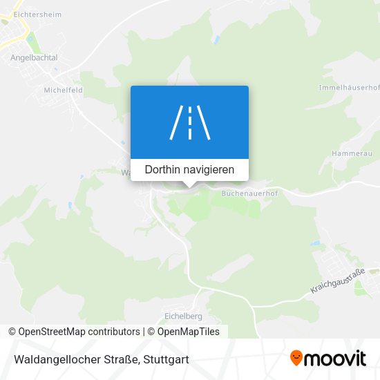 Waldangellocher Straße Karte