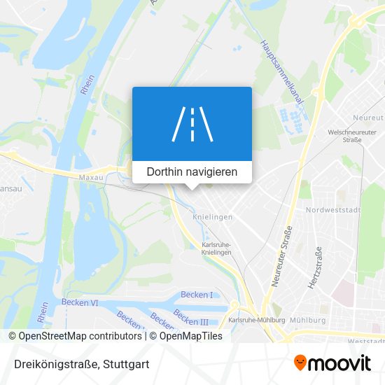 Dreikönigstraße Karte