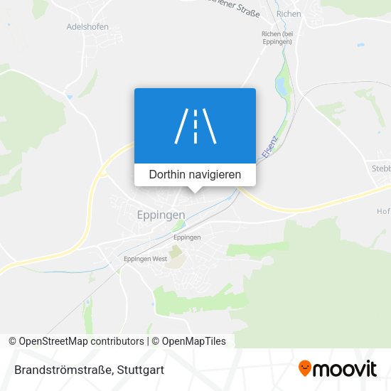 Brandströmstraße Karte