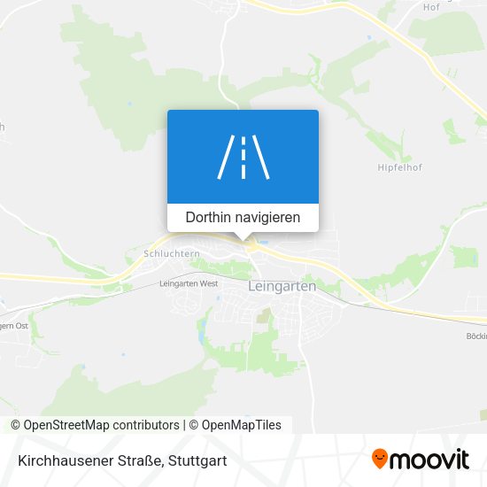 Kirchhausener Straße Karte