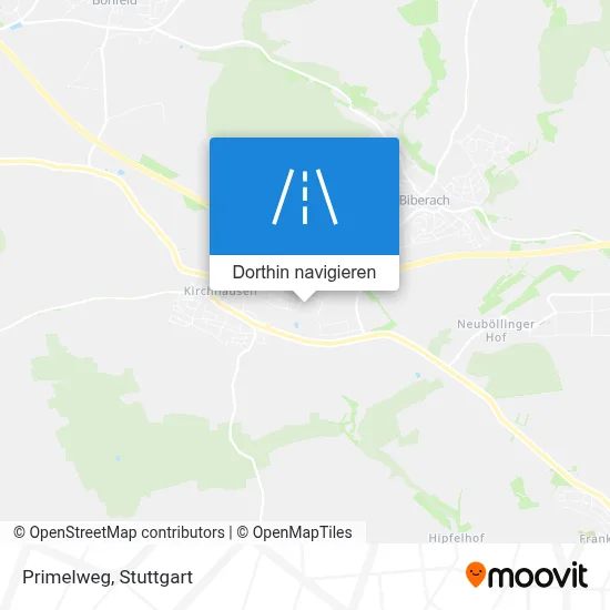 Primelweg Karte
