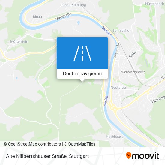 Alte Kälbertshäuser Straße Karte