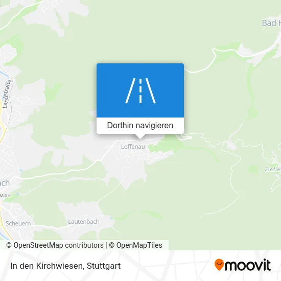 In den Kirchwiesen Karte