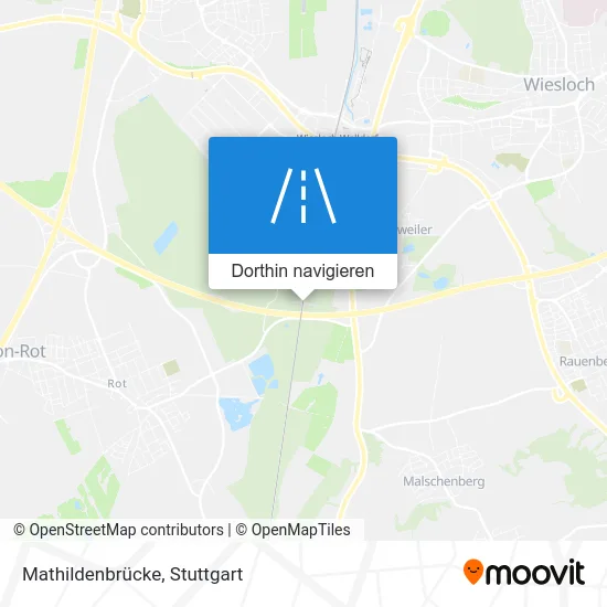 Mathildenbrücke Karte