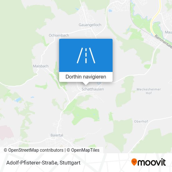 Adolf-Pfisterer-Straße Karte