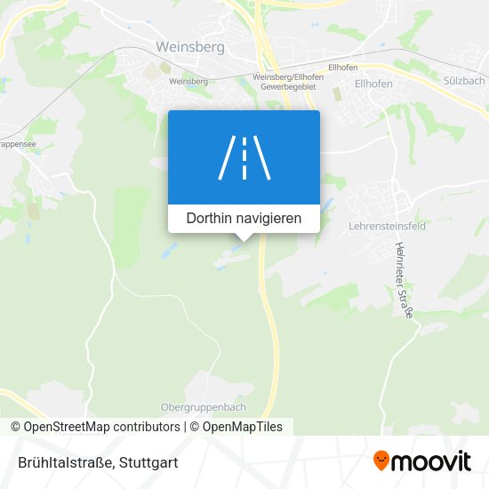 Brühltalstraße Karte