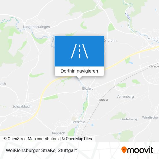 Weißlensburger Straße Karte