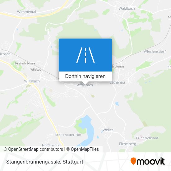 Stangenbrunnengässle Karte