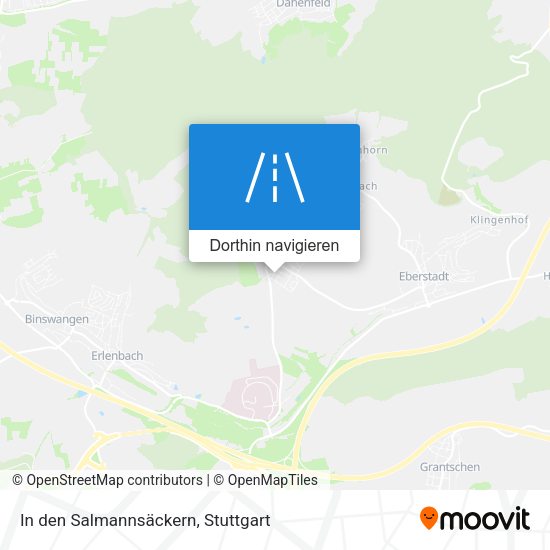 In den Salmannsäckern Karte