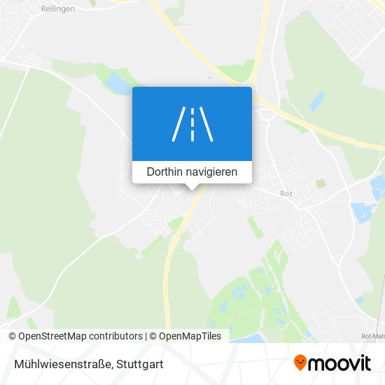 Mühlwiesenstraße Karte
