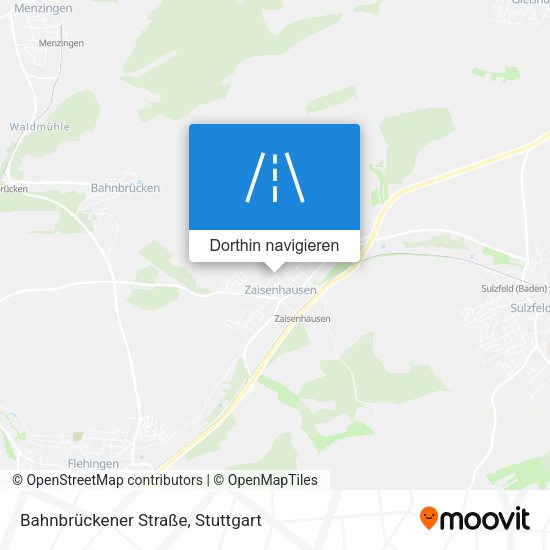 Bahnbrückener Straße Karte