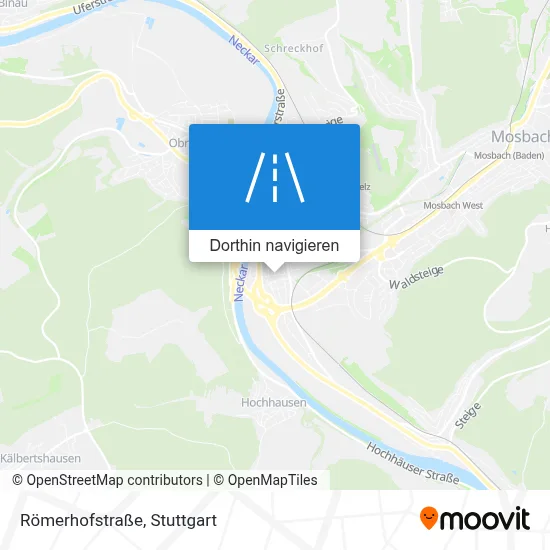 Römerhofstraße Karte