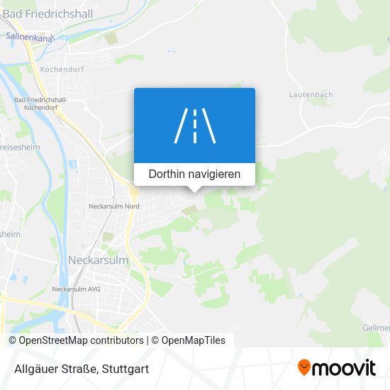 Allgäuer Straße Karte
