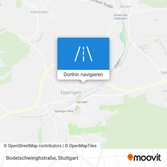 Bodelschwinghstraße Karte